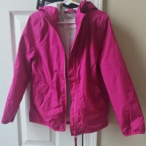 The Children's Place Bright Pink Hooded Raincoat